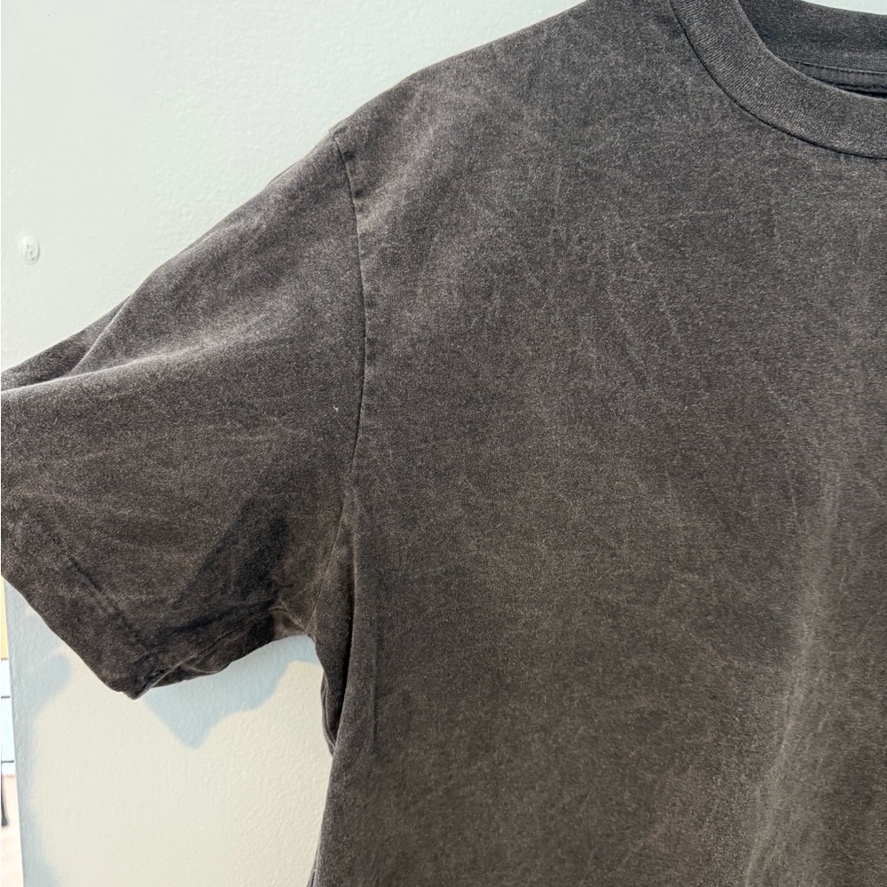 Bobo Choses Dark Gray T-Shirt with Colorful Patch - Picture 2 of 4
